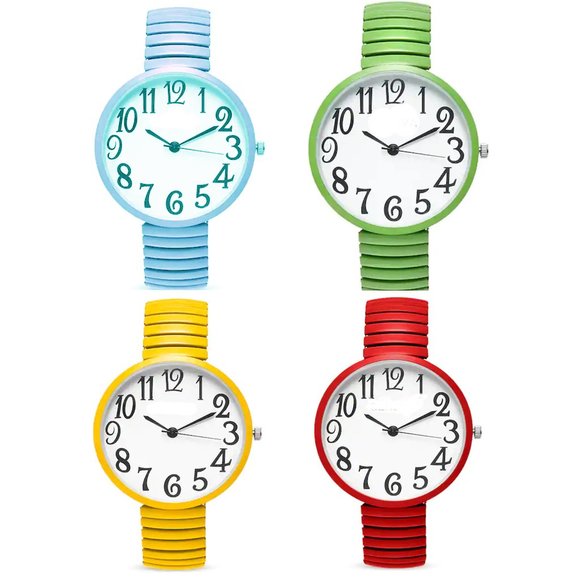 Jumbo Easy Read Stretch Band Watch - Picture 1 of 1